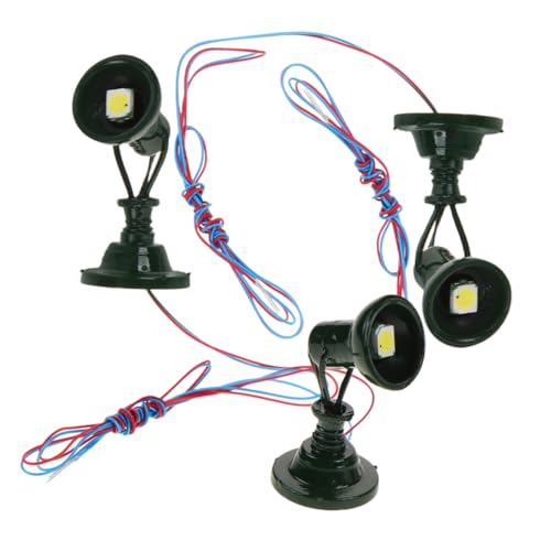 TEMPNAP 3Pcs Zugmodell im Rampenlicht Modellbau Landschaftszubehör Modellzug Beleuchtung Zug Modellbeleuchtung LED-Ampeln im Maßstab 1:1 Eisenbahnlicht Zuglampe Rostfreier Stahl Green TEMPNAP 3Pcs Zugmodell im Rampenlicht Modellbau Landschaftszubehör Modellzug Beleuchtung Zug Modellbeleuchtung LED-Ampeln im Maßstab 1:1 Eisenbahnlicht Zuglampe Rostfreier Stahl Green von TEMPNAP