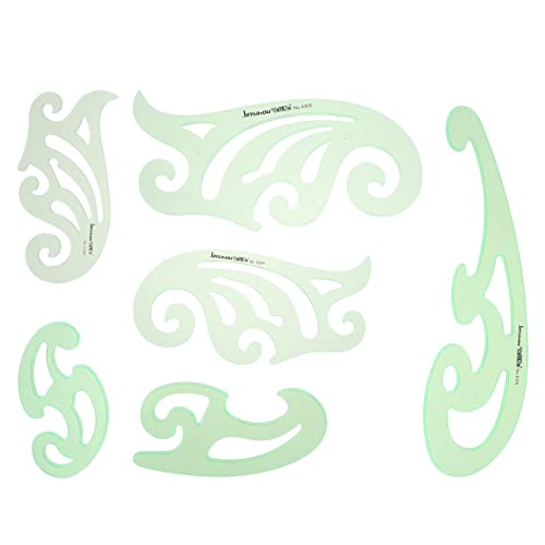 TEMPNAP Geometrische Schablonen Zeichenwerkzeuge 6 Stück Linealvorlagen Für Schuldesign TEMPNAP Geometrische Schablonen Zeichenwerkzeuge 6 Stück Linealvorlagen Für Schuldesign von TEMPNAP