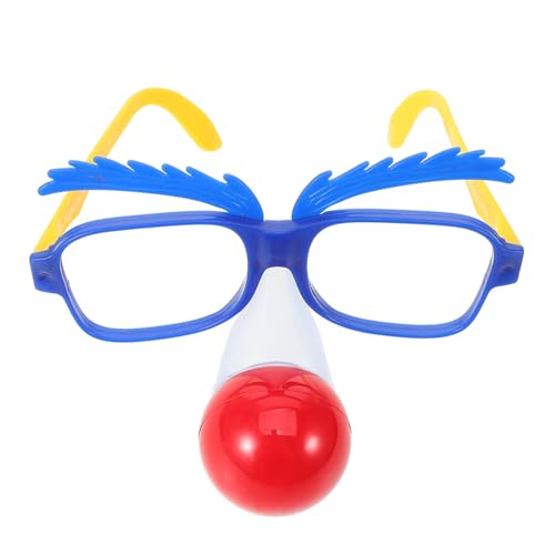 TEMPNAP Clown Brille mit Lustiger Nase Dekorative Brille für Partys Halloween Weihnachten Karneval Kreatives Kostüm Accessoire für Erwachsene Spaß für Fotos von TEMPNAP