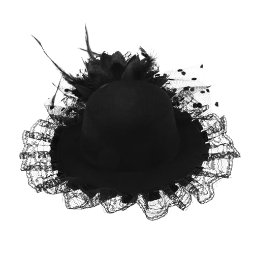 TEMPNAP Fascinator Mini Hut mit Haarklammer für Schwarz für Geburtstagsfeiern Makeup Partys Familientreffen Langlebig und Einfach zu Tragen TEMPNAP Fascinator Mini Hut mit Haarklammer für Schwarz für Geburtstagsfeiern Makeup Partys Familientreffen Langlebig und Einfach zu Tragen von TEMPNAP