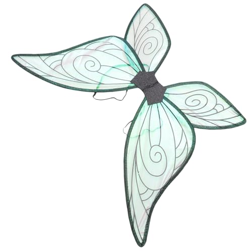 TEMPNAP Feenflügel Für Kleinkinder Kostüm Feenflügel Für Erwachsene Party Name Dekorationen Die Thematisiert Feenflügel Für Mädchen Flügel Für Cosplay Garn Black von TEMPNAP