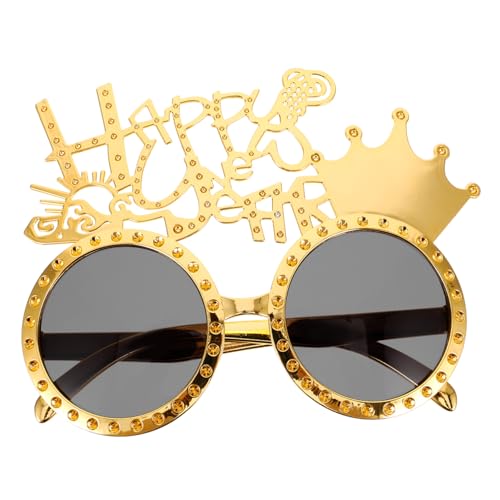 TEMPNAP Frohes Neues Jahr Partybrille Mit Kronen- Lustige Sonnenbrille Für Neujahrsfeiern Einzigartige Fotorequisite Für Unvergessliche Momente Mit Freunden Dekorative Brille Für TEMPNAP Frohes Neues Jahr Partybrille Mit Kronen- Lustige Sonnenbrille Für Neujahrsfeiern Einzigartige Fotorequisite Für Unvergessliche Momente Mit Freunden Dekorative Brille Für von TEMPNAP
