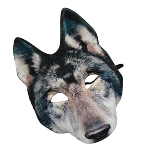 TEMPNAP Gruselige Wolfsmaske Für Erwachsene Realistische Kostümmaske Für Halloween Cosplay Maskerade Partys Tiermaske Für Unvergessliche Kostüm Events TEMPNAP Gruselige Wolfsmaske Für Erwachsene Realistische Kostümmaske Für Halloween Cosplay Maskerade Partys Tiermaske Für Unvergessliche Kostüm Events von TEMPNAP