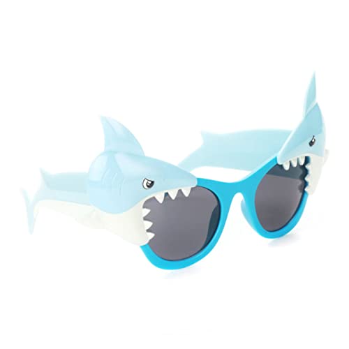TEMPNAP Shark-design Brille Für Strandpartys Lustige Festival-requisite Aus Langlebigem Pc Für Hawaii-feiern Urlaube Und Familienfeste Einzigartige Accessoires Für Unvergessliche von TEMPNAP