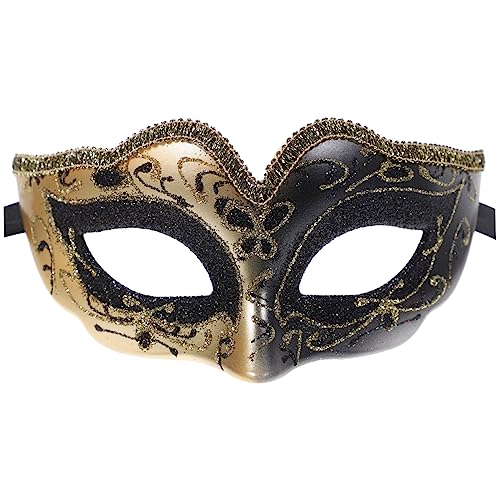 TEMPNAP Halbe Gesichtsmaske Hälfte Skelett Dekorativ Karneval Halloween Geführt Jungs Halloween-party-maske Halloween-maske Halbmaske Mädchen Gesichts- Plastik Black TEMPNAP Halbe Gesichtsmaske Hälfte Skelett Dekorativ Karneval Halloween Geführt Jungs Halloween-party-maske Halloween-maske Halbmaske Mädchen Gesichts- Plastik Black von TEMPNAP