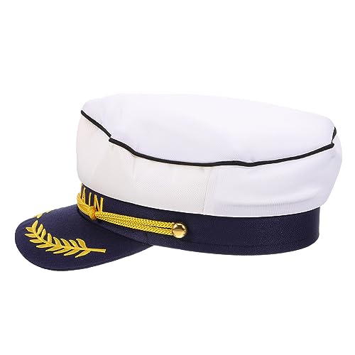 TEMPNAP Kapitänsmütze Verstellbar Atmungsaktiv für Cosplay Partys für Erwachsene mit Diesem Seemannshut Wird Jede Feier Hit TEMPNAP Kapitänsmütze Verstellbar Atmungsaktiv für Cosplay Partys für Erwachsene mit Diesem Seemannshut Wird Jede Feier Hit von TEMPNAP