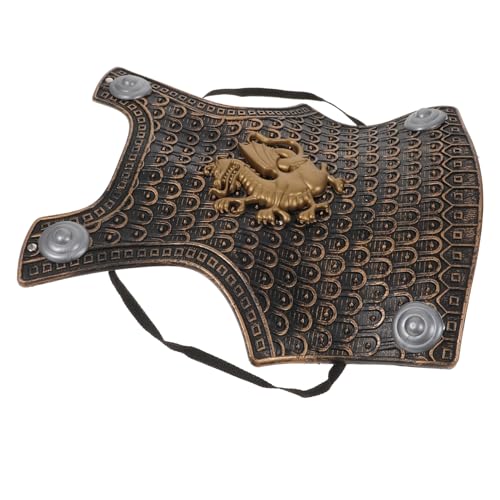 TEMPNAP Kinderkostüm Mittelalterliche Brustpanzer und Schild aus Robustem Kunststoff Leuchtende Rüstungsspielzeuge für Jungen und Mädchen Jahre für Rollenspiele und Partys von TEMPNAP