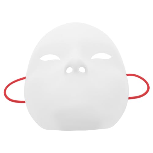 TEMPNAP Männer Handbemalte Maske Für Männer Und Frauen Kostüm Party Gesichtsmaske Masquerade Ball Cosplay Dekorationen Weiße Halloween-maske Requisiten von TEMPNAP