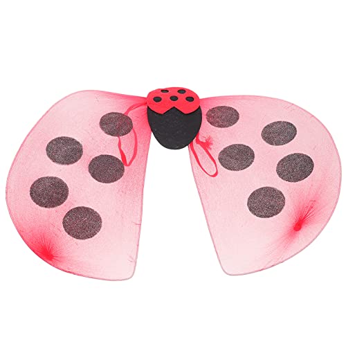 TEMPNAP Feen-marienkäfer-flügel-set Für Mädchen Kostüm Cosplay Party Verkleidung Jungen Und Mädchen Rollenspiel-zubehör Zufällige Farbe von TEMPNAP