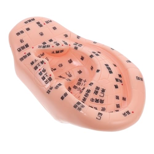 TEMPNAP Ohrmuschelmodell Ohrenmodell Ohrmodell Rosa Gummi von TEMPNAP