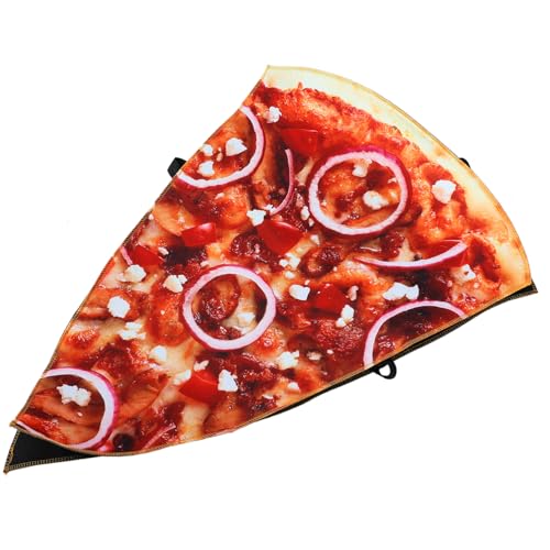 TEMPNAP Pizza Kostüm Cosplay Outfit Leichtes Bequemes Food Kostüm für Mädchen und Jungen Unisex Pizzakostüm mit Chili Design für Fasching Party und Karneval Einheitsgröße Jahre von TEMPNAP