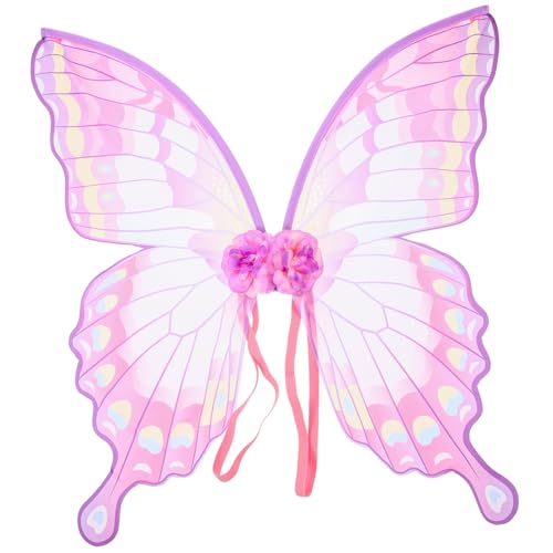 TEMPNAP Schmetterlingsflügel für Fairy Party Supplies Schmetterlingsflügel für Mädchen Verkleide den Schmetterlingsflügel Flügel für Erwachsene Polyester Rosa TEMPNAP Schmetterlingsflügel für Fairy Party Supplies Schmetterlingsflügel für Mädchen Verkleide den Schmetterlingsflügel Flügel für Erwachsene Polyester Rosa von TEMPNAP