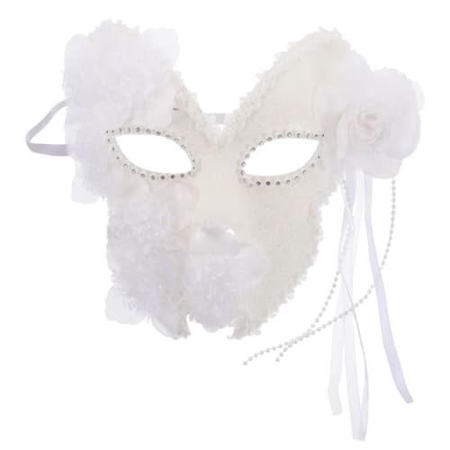 TEMPNAP Spitze Full Maske Maskerade Ballmaske Mit Blumen Venezianische Maske Für Weihnachten Neujahr Eve Mardi Gras Halloween Party Gunst TEMPNAP Spitze Full Maske Maskerade Ballmaske Mit Blumen Venezianische Maske Für Weihnachten Neujahr Eve Mardi Gras Halloween Party Gunst von TEMPNAP