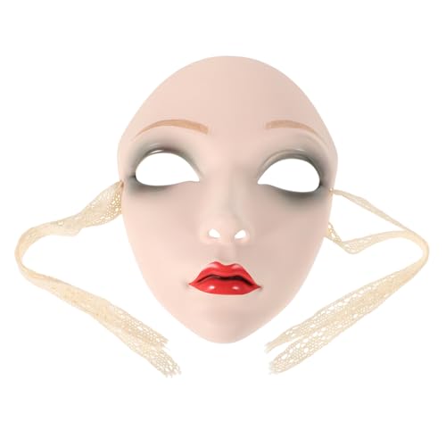 TEMPNAP Vollgesichtsmaske für Frauen Traditionelle Chinesische Maske für Hanfu Cosplay und Halloween Handbemalt Komfortabel mit Vollständiger Gesichtsabdeckung für und Besondere Anlässe TEMPNAP Vollgesichtsmaske für Frauen Traditionelle Chinesische Maske für Hanfu Cosplay und Halloween Handbemalt Komfortabel mit Vollständiger Gesichtsabdeckung für und Besondere Anlässe von TEMPNAP