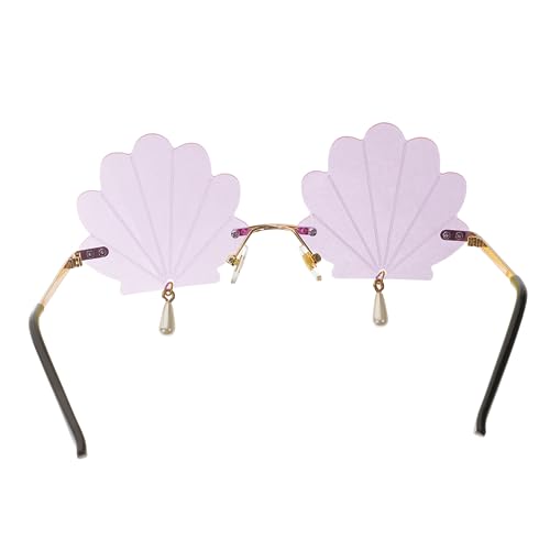 TEMPNAP lustige sonnenbrille Kleine Sonnenbrille Randlose Sonnenbrillen für Damen rahmenlose sonnenbrille damen Gläser zur Dekoration lustige brille für party Stk Violett TEMPNAP lustige sonnenbrille Kleine Sonnenbrille Randlose Sonnenbrillen für Damen rahmenlose sonnenbrille damen Gläser zur Dekoration lustige brille für party Stk Violett von TEMPNAP