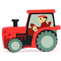 TENDER LEAF TOYS 7504833 Holztier Traktor (MQ6) von TENDER LEAF TOYS