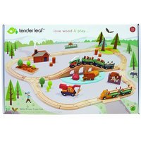 TENDERLEAF TOYS 7508702 Eisenbahn Wald mit Zubehör von TENDER LEAF TOYS