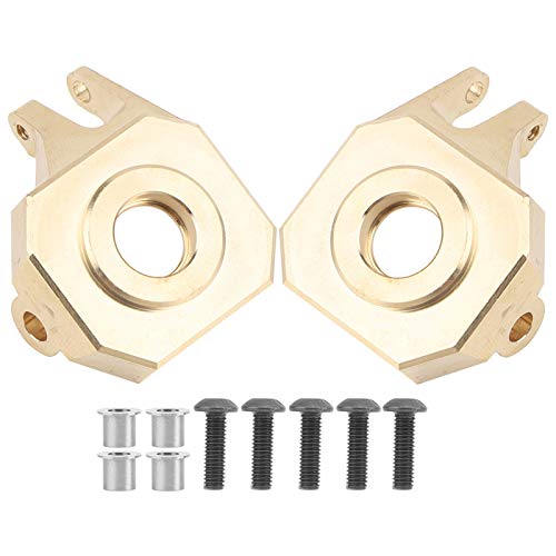 TENP Innerer Portalantrieb aus Messing, Messingmaterial Einfach zu bedienender Messing-Achsschenkel für 1/10 Axial SCX10 II 90046 90047 RC Car TENP Innerer Portalantrieb aus Messing, Messingmaterial Einfach zu bedienender Messing-Achsschenkel für 1/10 Axial SCX10 II 90046 90047 RC Car von TENP