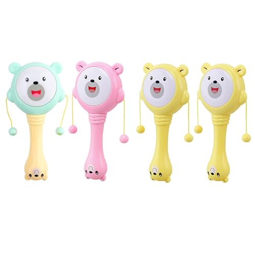 Klassische Musik Percussion Educational Toy Toy 4 Pieces Rassel Drum Mit Cartoon Design Für Kleinkind Hörstimulation Cartoon Rassel Klassische Musik Percussion Educational Toy Toy 4 Pieces Rassel Drum Mit Cartoon Design Für Kleinkind Hörstimulation Cartoon Rassel von TENYELE