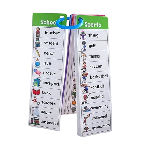 Sprachkarteikarten, Sichtwörter, Lernwerkzeug, Hochfrequenz-Wort-Pädagogisches Spielzeug zum Lesen fließender Sprache, Hochfrequenz, Sichtwörter, Karten zum Lesen von fließendem Lesen Sprachkarteikarten, Sichtwörter, Lernwerkzeug, Hochfrequenz-Wort-Pädagogisches Spielzeug zum Lesen fließender Sprache, Hochfrequenz, Sichtwörter, Karten zum Lesen von fließendem Lesen von TENYELE
