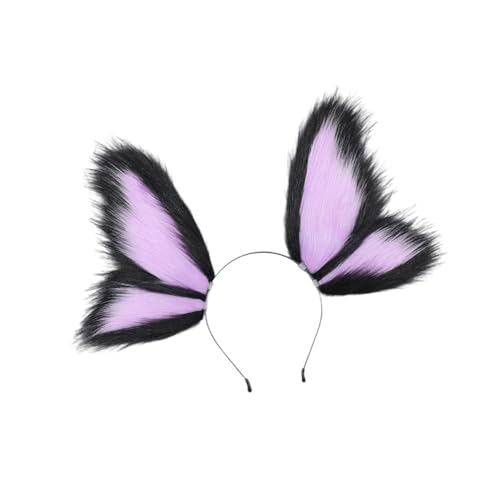 TENYELE Tier Cosplay Kostüm Schmetterling Stirnband Tier Ohren Haarband Stirnbänder Cosplay Halloween Party Kostüme Zubehör von TENYELE