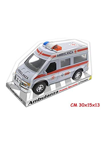 Teorema 61533 Spielzeug Krankenwagen mit Türen zum Öffnen, Weiß von TEOREMA