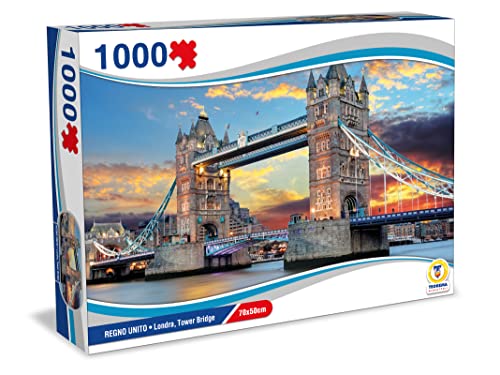 Teorema 67024 Zauberei London Tower Bridge 1000 Stück 70 x 50 cm, Mehrfarbig von TEOREMA