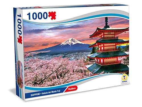 Teorema Giocattoli 67032 Puzzle JAPONE VEDUTA Monte Fuji 1000 STÜCK 70 X 50 cm, Mehrfarbig von TEOREMA