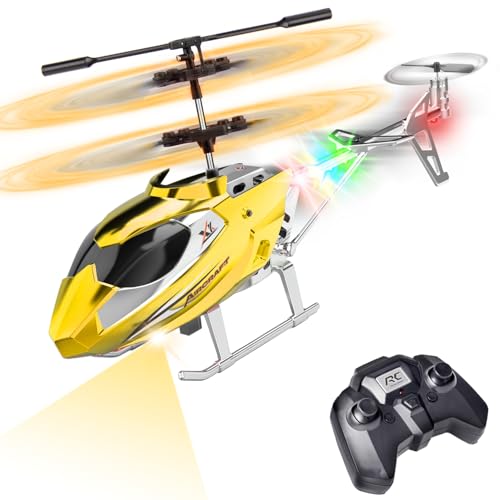 TERRAMUS RC Hubschrauber- 2.4G Ferngesteuerter Hubschrauber Indoor RC Helikopter Spielzeug mit LED-Licht & 3,5 Kanäle & Gyro Mini Helikopter Positioniert Höhe Flugzeug Geschenk Kinder Jungen TERRAMUS RC Hubschrauber- 2.4G Ferngesteuerter Hubschrauber Indoor RC Helikopter Spielzeug mit LED-Licht & 3,5 Kanäle & Gyro Mini Helikopter Positioniert Höhe Flugzeug Geschenk Kinder Jungen von TERRAMUS