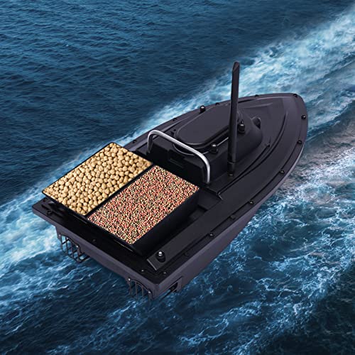 TESUGN Futterboot, 500m Fernbedienung Drahtlose Fischköder Köder Boot, RC Fischköder Boot mit 2 Unabhängigen Köderfächern Cruise Köderboot Fischköder für Nachtangeln Karpfenangeln Angler Geschenke TESUGN Futterboot, 500m Fernbedienung Drahtlose Fischköder Köder Boot, RC Fischköder Boot mit 2 Unabhängigen Köderfächern Cruise Köderboot Fischköder für Nachtangeln Karpfenangeln Angler Geschenke von TESUGN