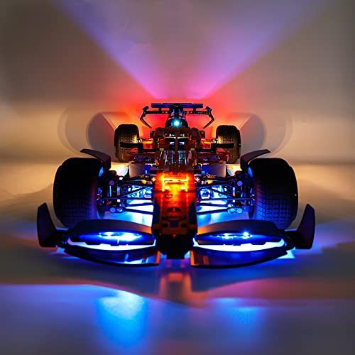 LED Beleuchtung Licht Set Für Lego 42141 Technic McLaren Formel 1 Rennwagen, für Männer und Frauen Spielzeug Geschenk, Beleuchtungsset Kompatibel mit Lego 42141(Nicht Enthalten Modell) von TETK