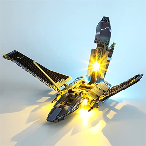 LED Beleuchtungsset für Lego 75314 Star Wars Angriffsshuttle aus The Bad Batch Modell, Licht-Set Kompatibel mit Lego 75314 Bausteinen Modell(Nicht Enthalten Modell) von TETK