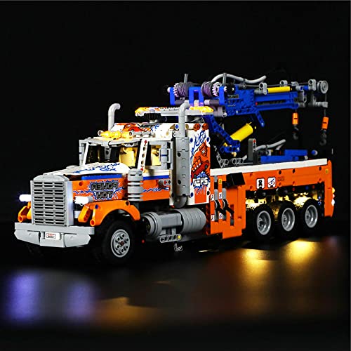 Für Lego 42128 Beleuchtung LED Beleuchtungsset, Licht Set Kompatibel Mit Lego 42128 Technic Schwerlast-Abschleppwagen Bausteinen Modell(Nicht Enthalten Modell) von TETK