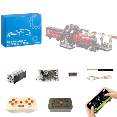 TETK für Lego Hogwarts Express 75955 Motor und Fernbedienung Kit, APP Anpassungsgeschwindigkeit, kompatibel mit Lego 75955 (Modell Nicht enthalten) (Aktualisiert Ausführung) von TETK