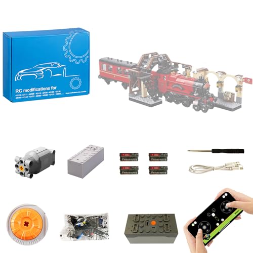 TETK für Lego Hogwarts Express 75955 Motor und Fernbedienung Kit, Fernbedienung und APP Anpassungsgeschwindigkeit, kompatibel mit Lego 75955 (Modell Nicht enthalten) von TETK