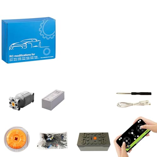 TETK Motor und Fernbedienung Kit, Fernbedienung und APP Anpassungsgeschwindigkeit, kompatibel mit Lego 75955 (Modell Nicht enthalten) von TETK