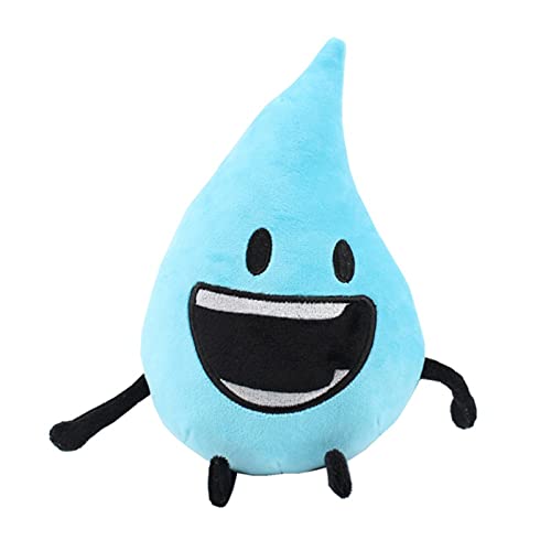 TEXXY Battle for Dream Island Plüschtier, Bfdi gefüllte Puppe Leafy/Firey/Flower/Bubble/Teardrop/Pen/Evil Leaf Kuscheltiere für Fans (Tropfen 22 * 14 * 9cm) von TEXXY