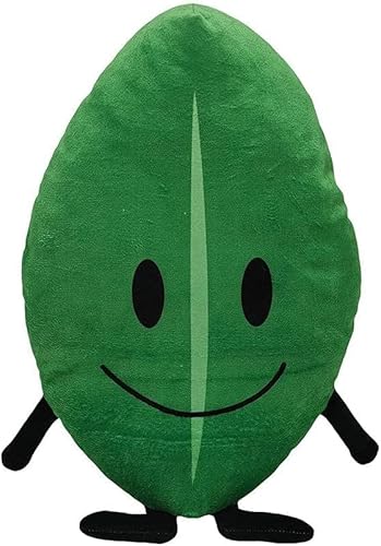 TEXXY Battle for Dream Island Plüschtier, Bfdi gefüllte Puppe Leafy/Firey/Flower/Bubble/Teardrop/Pen/Evil Leaf Kuscheltiere für Fans (Belaubt 25*13*10cm) von TEXXY