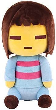 TEXXY iFii Undertale Plüschtiere, weich Sans Papyrus Asriel Alphys Flowey Frisk Chara Gefüllte Puppe für Kindergeschenk (Frisk) von TEXXY