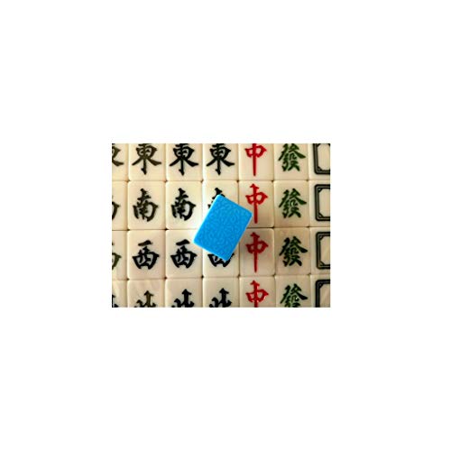 TEmkin Mahjong Chinesisches Mahjong-Spielset, tragbares 144-Fliesen-Mah-Jongg-Acrylmaterial, Mahjong-Spielsets für Reisen, Partys, Familienspiel, Mahjong-Fliesen von TEmkin