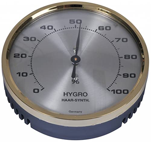 Hygrometer gold/antikgold, mit Haar-Synthetik Hygrometer gold/antikgold, mit Haar-Synthetik von TFA Dostmann