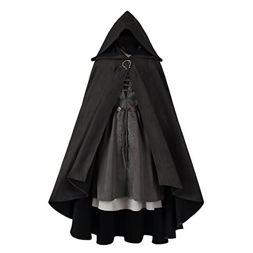 TFBIGO Elden Ring Melina Figur Cosplay Kostüm Halloween Kleid Uniform Umhang Vollsets Anzug für Damen (komplette Sets, Damen, XL) von TFBIGO