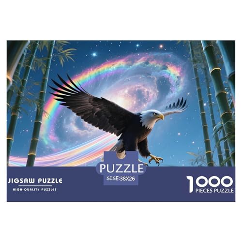 Adler1000Teile PuzzlesWildtiere Für Erwachsene Und Kinder Ab 14 Jahren Familienspiele Herausfordernde Für DekoRatteive Geschenke38x26cm/1000pcs von TFEDACVSS