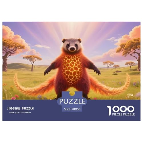 Bären1000Teile PuzzlesWildtiere Für Erwachsene Einzigartige Spielzeug Herausforderndes Moderne Porträts70x50cm/1000pcs von TFEDACVSS