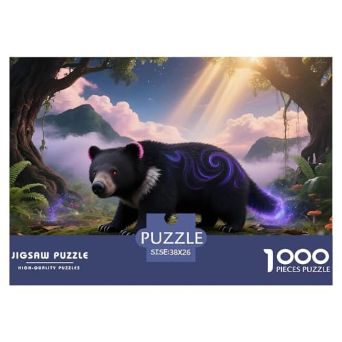 Bären1000Teile PuzzlesWildtiere Für Erwachsene Einzigartige Spielzeug SchwerStressabbau Moderne Porträts38x26cm/1000pcs von TFEDACVSS