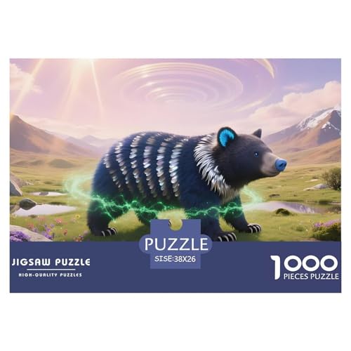 Bären1000Teile PuzzlesWildtiere Für Erwachsene Einzigartige Spielzeug SchwerStressabbau Moderne Porträts38x26cm/1000pcs von TFEDACVSS