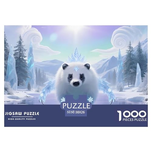 Bären1000Teile PuzzlesWildtiere Für Erwachsene Familienspiele Herausforderndes Moderne Porträts38x26cm/1000pcs von TFEDACVSS