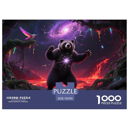 Bären1000Teile PuzzlesWildtiere Für Erwachsene Und Kinder Ab 14 Jahren Familienspiele Herausforderndes Für DekoRatteive Geschenke70x50cm/1000pcs Bären1000Teile PuzzlesWildtiere Für Erwachsene Und Kinder Ab 14 Jahren Familienspiele Herausforderndes Für DekoRatteive Geschenke70x50cm/1000pcs von TFEDACVSS
