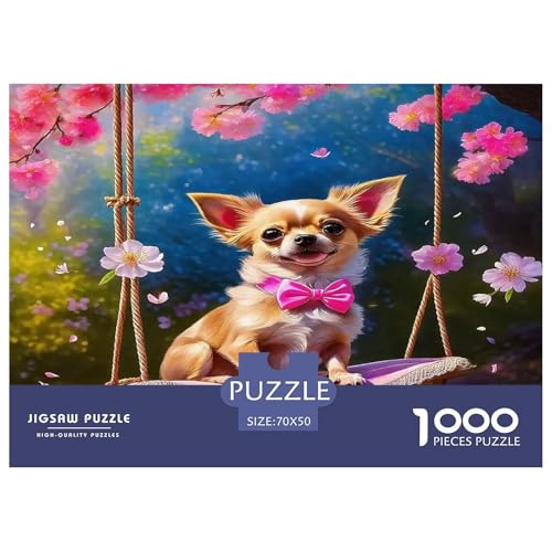 Chihuahua1000Teile PuzzlesTierhund Für Erwachsene Und Kinder Ab 14 Jahren Familienspiele Herausfordernde Für Dekorative Geschenke70x50cm/1000pcs Chihuahua1000Teile PuzzlesTierhund Für Erwachsene Und Kinder Ab 14 Jahren Familienspiele Herausfordernde Für Dekorative Geschenke70x50cm/1000pcs von TFEDACVSS