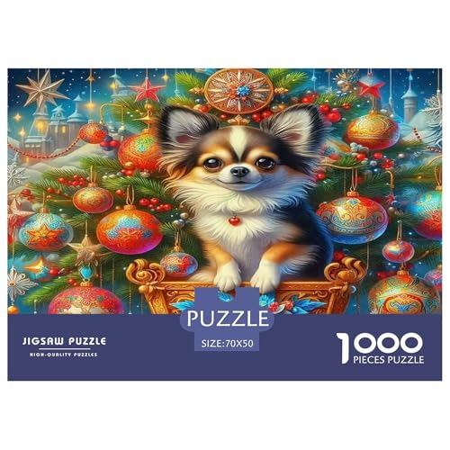 Chihuahua1000Teile PuzzlesTierhund Für Erwachsene Und Kinder Ab 14 Jahren Familienspiele Herausforderndes Für Dekorative Geschenke70x50cm/1000pcs Chihuahua1000Teile PuzzlesTierhund Für Erwachsene Und Kinder Ab 14 Jahren Familienspiele Herausforderndes Für Dekorative Geschenke70x50cm/1000pcs von TFEDACVSS